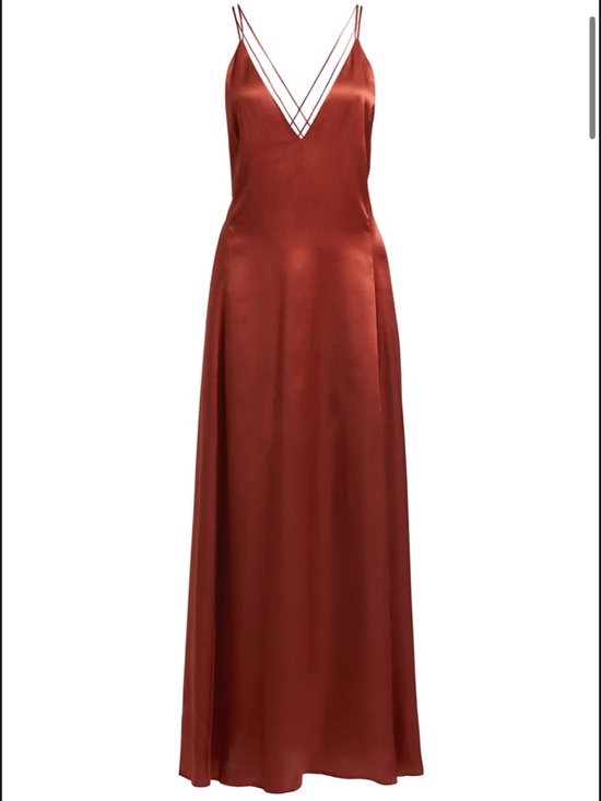 Sleeping with Jacque Dresses & Skirts - Sleeping with Jacque "Freudian" Silk Slip Dress in Copper.  Size 4